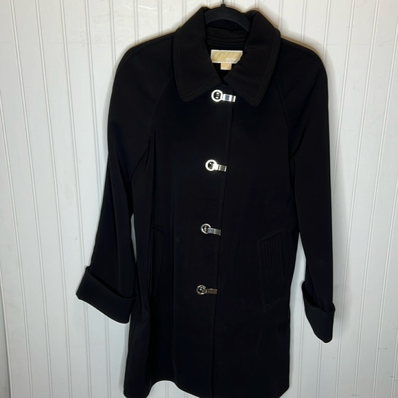 MICHAEL Michael Kors Jackets & Blazers - - Michael Michael Kors Black Trench Coat Size XS